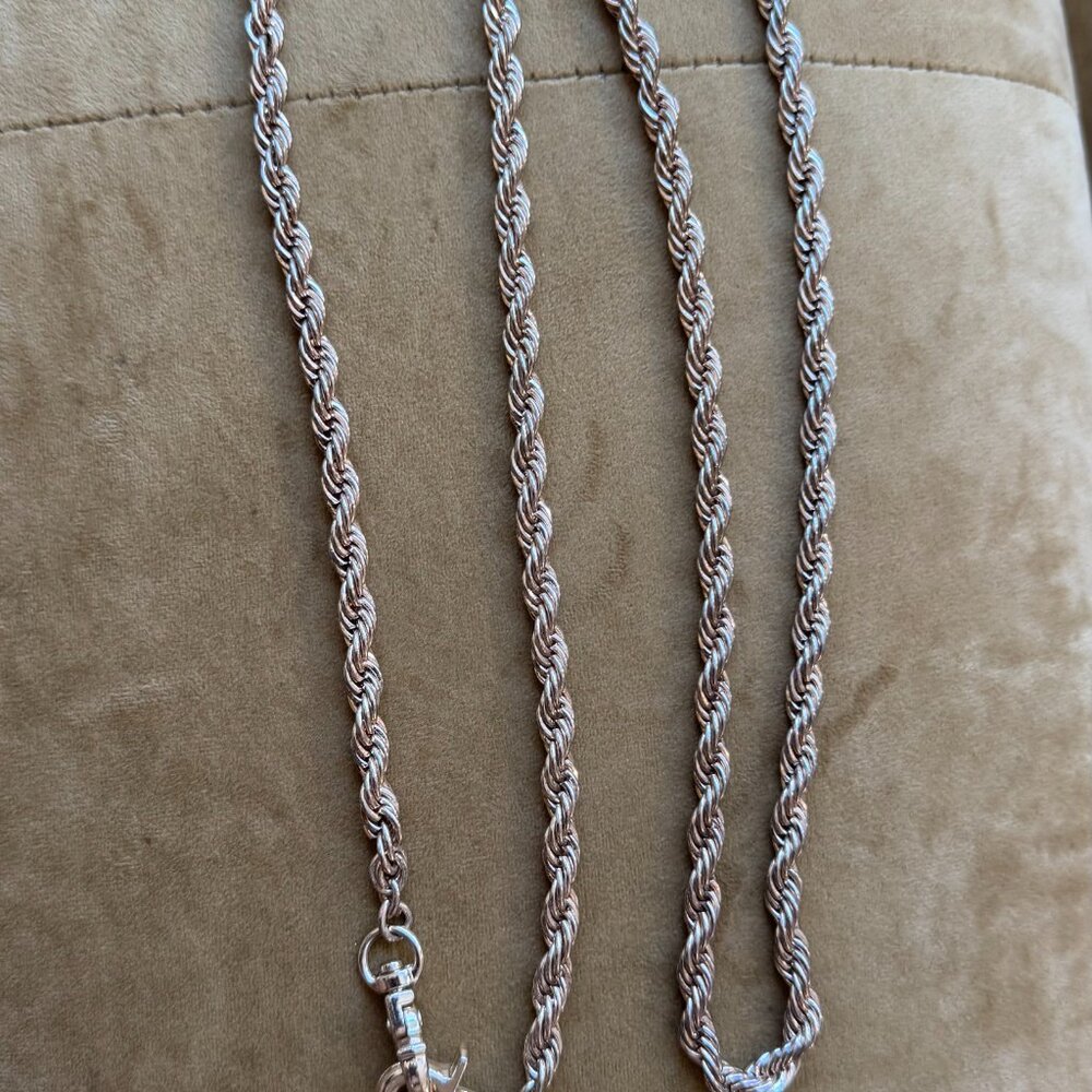 Phone Holder Cord Gold Twist rope